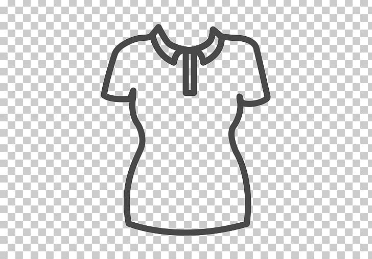 T-shirt Sleeve Clothing Computer Icons PNG, Clipart, Angle, Black, Black And White, Clothing, Collar Free PNG Download