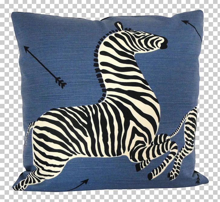 Zebra Blue Serengeti Textile PNG, Clipart, Animals, Blue, Cushion, Decorative Arts, Herd Free PNG Download