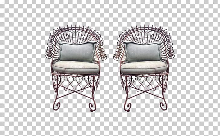 Chair Garden Furniture Wrought Iron Cushion Png Clipart Angle