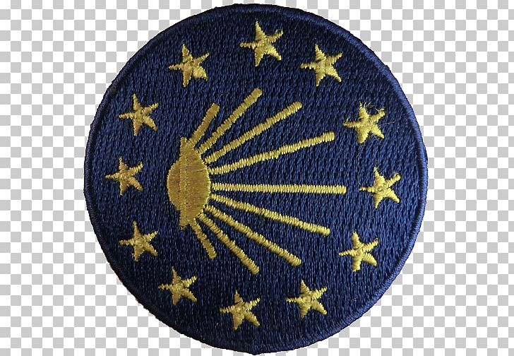 Badge Emblem Pecten Jacobaeus Santiago De Compostela Camino De Santiago PNG, Clipart, Badge, Camino De Santiago, Circle, Cobalt, Cobalt Blue Free PNG Download