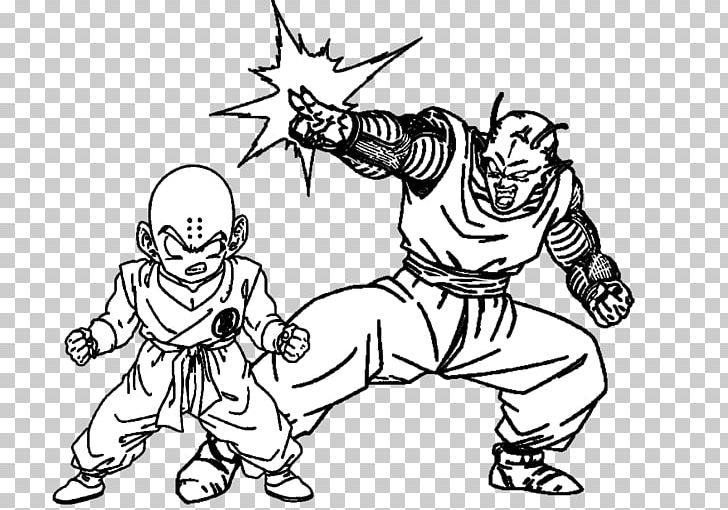 Goku Piccolo Gohan Vegeta Dragon Ball PNG, Clipart, Angle, Arm, Art, Artwork, Black And White Free PNG Download