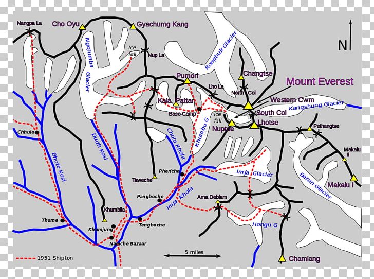 Khumbu Icefall 1952 Swiss Mount Everest Expedition 1996 Mount Everest Disaster 1970 Mount Everest Disaster PNG, Clipart, Angle, Area, Avalanche, Diagram, Icefall Free PNG Download