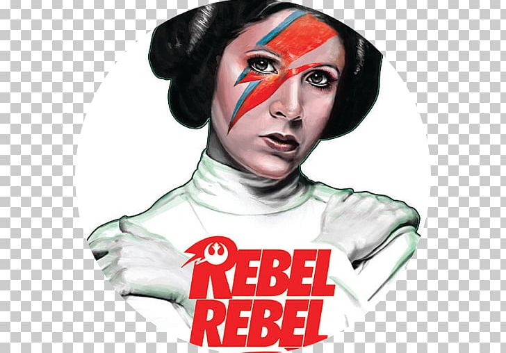 Carrie Fisher Leia Organa Star Wars Rebel Rebel T-shirt PNG, Clipart, Aladdin Sane, Art, Bowie, Carrie Fisher, David Bowie Free PNG Download