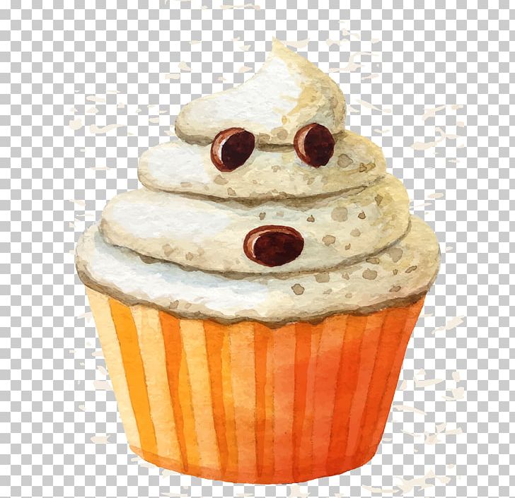 Cupcake Halloween Cake Watercolor Painting PNG, Clipart, Birthday Cake, Buttercream, Cake, Cakes, Cream Free PNG Download