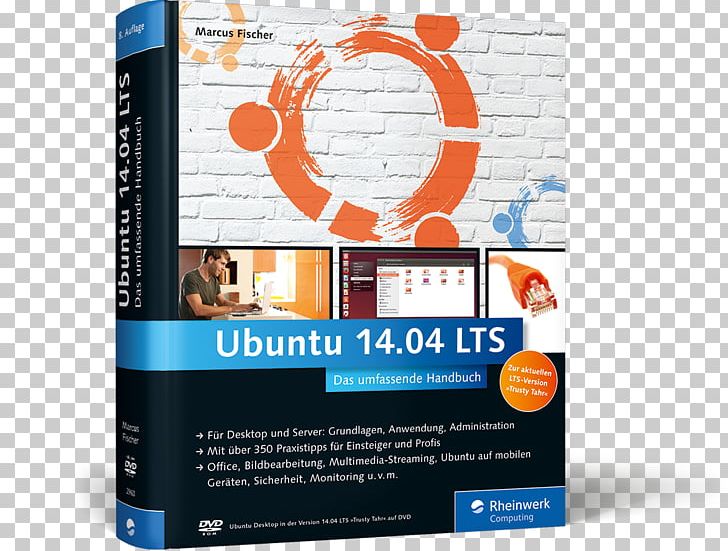 Ubuntu 14.04 LTS: Das Umfassende Handbuch Ubuntu GNU PNG, Clipart, Book, Brand, Cdrom, Display Advertising, Dvd Free PNG Download