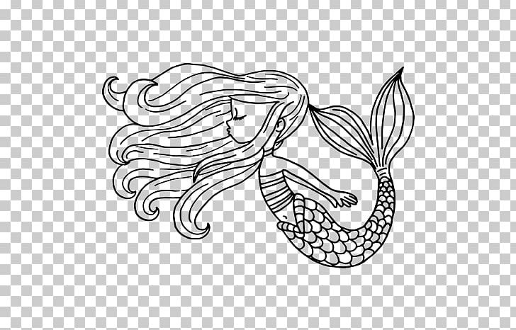 Ariel Drawing Mermaid Coloring Book PNG, Clipart, Art, Artwork, Barbie In A Mermaid Tale, Black And White, Body Jewelry Free PNG Download