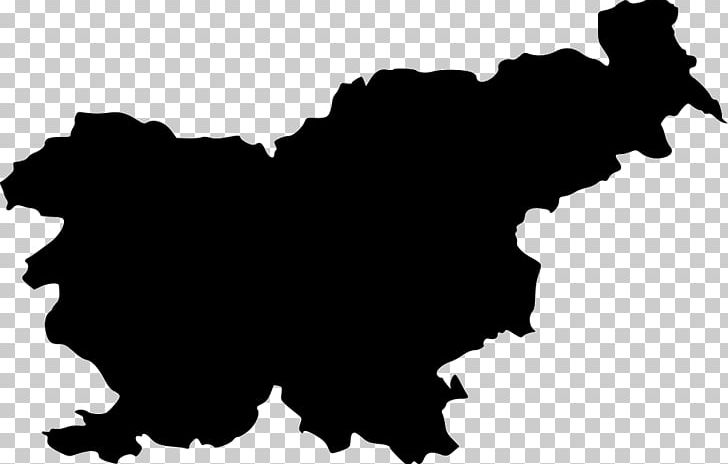 Eastern Slovenia Western Slovenia NUTS Statistical Regions Of Slovenia PNG, Clipart, Black, Black And White, Eastern Slovenia, Leaf, Map Free PNG Download
