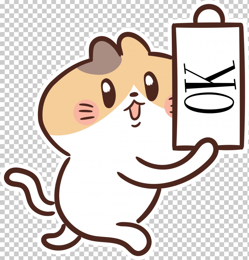 OK PNG, Clipart, Cartoon, Cat, Character, Dog, Ok Free PNG Download