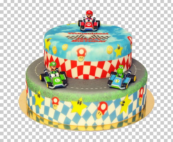 Birthday Cake Super Mario World 2: Yoshi's Island Super Mario Kart Torte PNG, Clipart, Birthday, Birthday Cake, Buttercream, Cake, Cake Decorating Free PNG Download