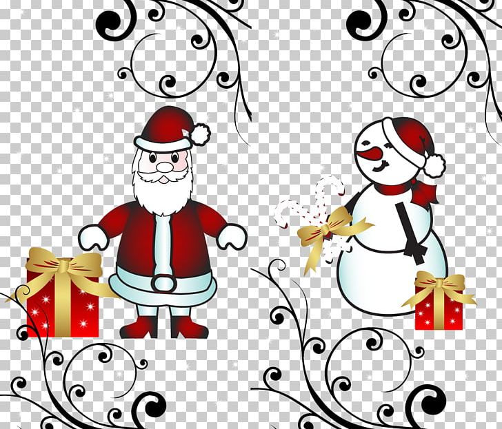Santa Claus Christmas Tree Christmas Ornament PNG, Clipart, Cartoon, Christmas Decoration, Christmas Frame, Christmas Lights, Christmas Vector Free PNG Download