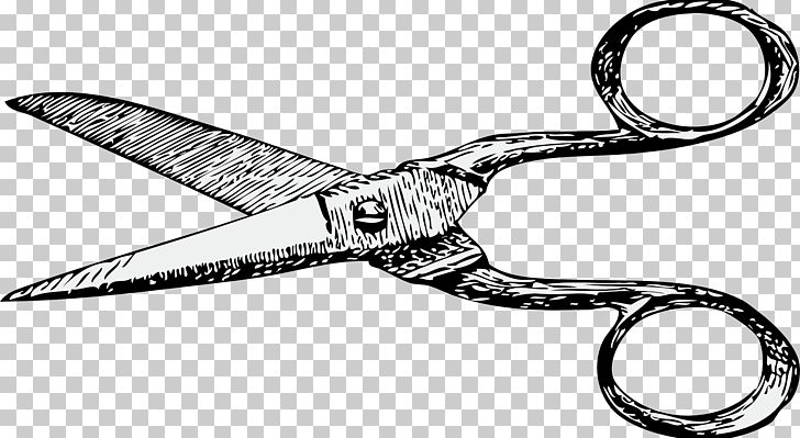 Scissors Black And White PNG, Clipart, Black And White, Clip Art, Cosmetologist, Cosmetologist Hairdresser Cliparts, Drawing Free PNG Download