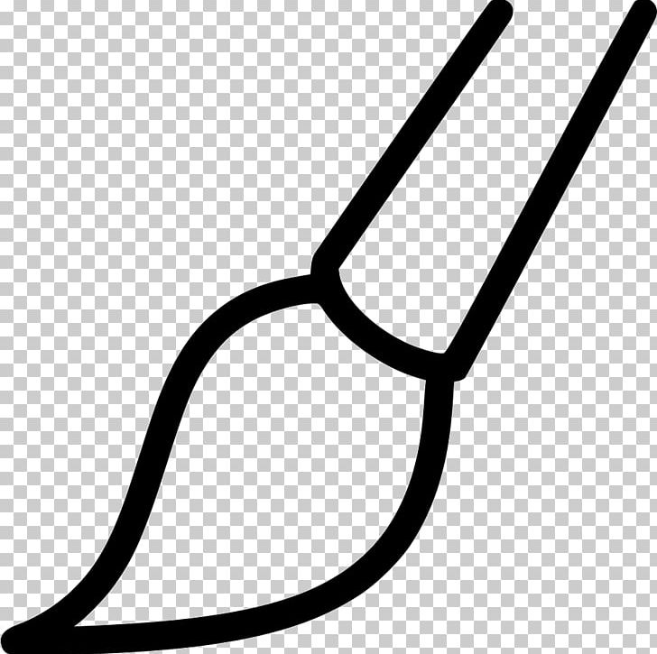 Computer Icons Paintbrush Drawing PNG, Clipart, Angle, Art, Black And White, Brush, Brush Paint Free PNG Download