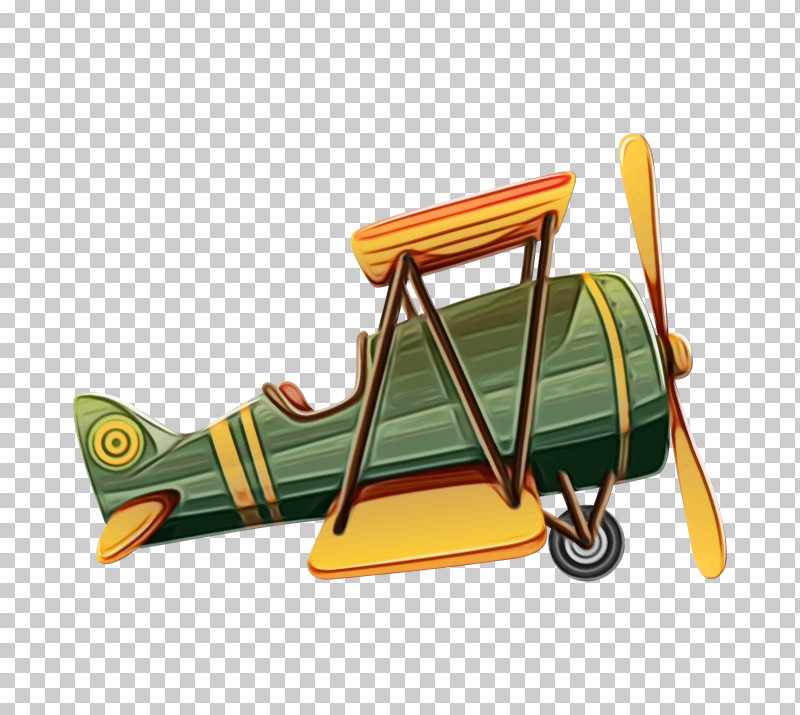 Airplane Biplane Yellow Vehicle Aircraft PNG, Clipart, Aircraft, Airplane, Biplane, Furniture, Paint Free PNG Download