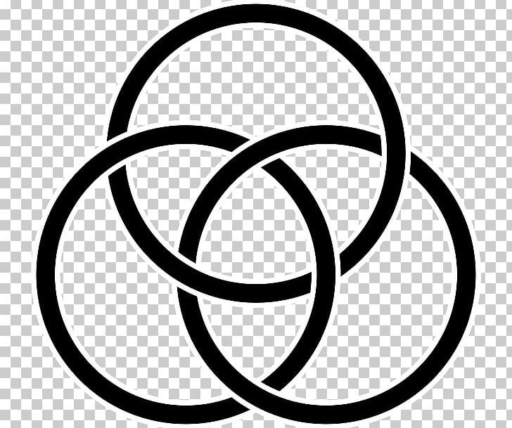 Borromean Rings Circle PNG, Clipart, Area, Artwork, Black, Black And White, Borromean Rings Free PNG Download