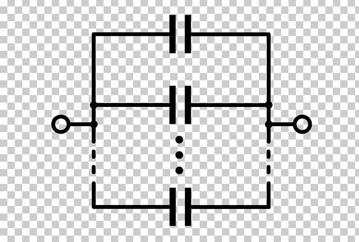 Capacitor Electrical Network Electricity Electronic Circuit Equivalent Circuit PNG, Clipart, Angle, Black, Capacitance, Capacitor, Diagram Free PNG Download