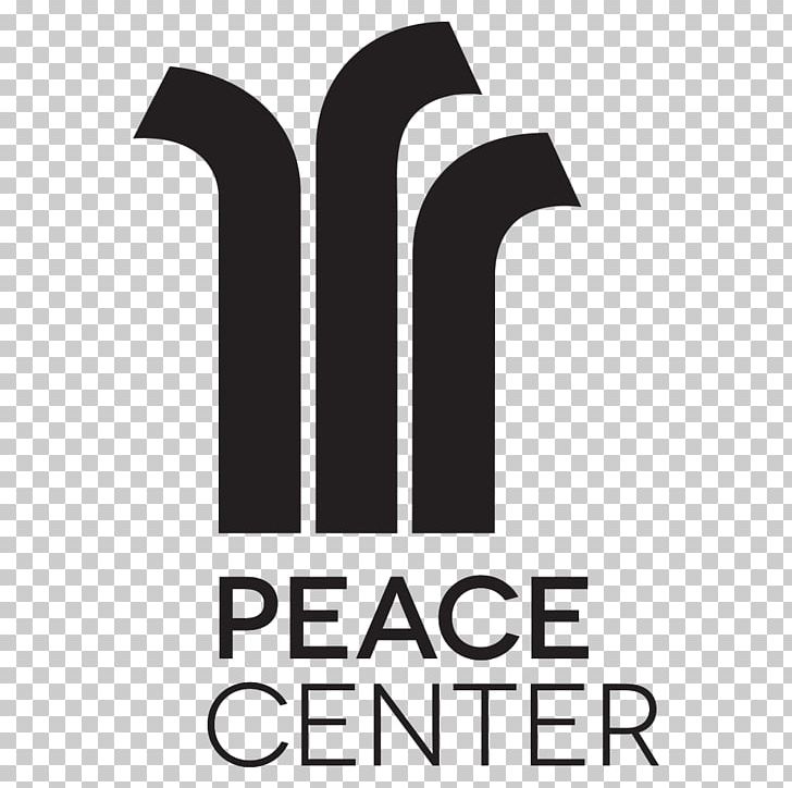 The Peace Center Logo Brand PNG, Clipart, Angle, Black, Black And White, Black M, Brand Free PNG Download
