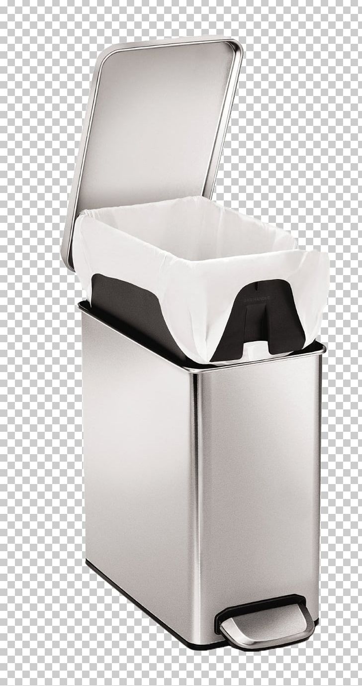 Waste Container Simplehuman Stainless Steel Liter PNG, Clipart, Aluminium Can, Angle, Bathroom, Bin Bag, Box Free PNG Download