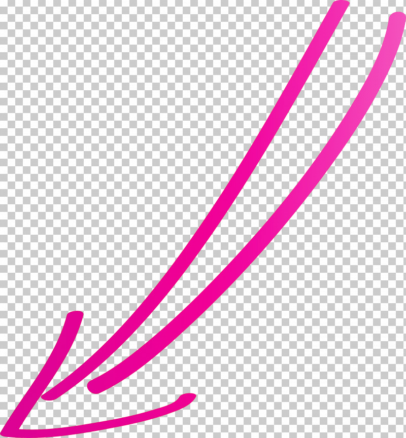 Hand Drawn Arrow PNG, Clipart, Hand Drawn Arrow, Line, Magenta, Pink Free PNG Download