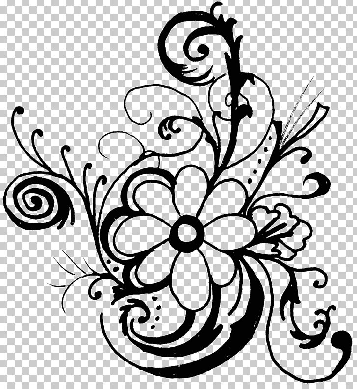 Flower Black And White Floral Design PNG, Clipart, Artwork, Circle, Clipart, Common Daisy, Computer Icons Free PNG Download