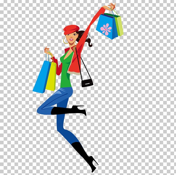 Shopping Girl Illustration PNG, Clipart, Bag Vector, Cartoon, Encapsulated Postscript, Fashion, Fashion Girl Free PNG Download