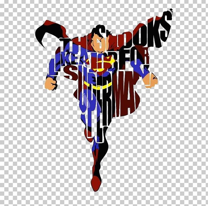 Superman Typography Superhero Graphic Design Illustration PNG, Clipart, Alphabet Letters, Art, Artist, Background Effects, Burst Effect Free PNG Download