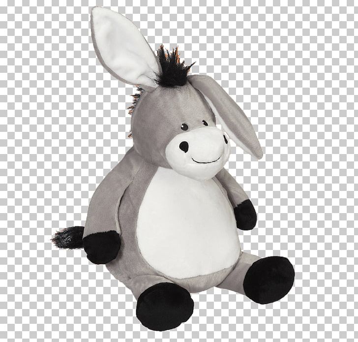 Stuffed Animals & Cuddly Toys Donkey Machine Embroidery Sewing PNG, Clipart, Animals, Blanket, Donkey, Embroidery, Horse Like Mammal Free PNG Download