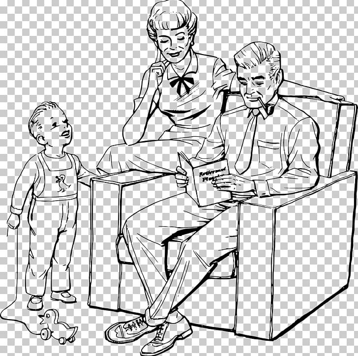 Family Father PNG, Clipart, Angle, Area, Arm, Artwork, Black And White Free PNG Download