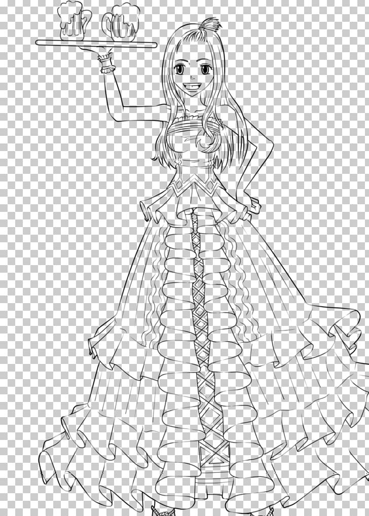 Gown White Line Art Sketch PNG, Clipart, Art, Artwork, Black And White, Clothing, Costume Free PNG Download