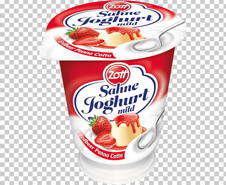 Cream Panna Cotta Milk Yoghurt Zott PNG, Clipart, Cheesecake, Cream, Cream Cheese, Creme Fraiche, Dairy Product Free PNG Download