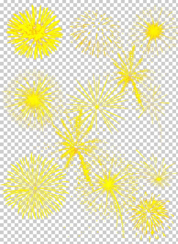 Yellow Fireworks PNG, Clipart, Blooming, Blue, Branch, Chrysanths, Dahlia Free PNG Download