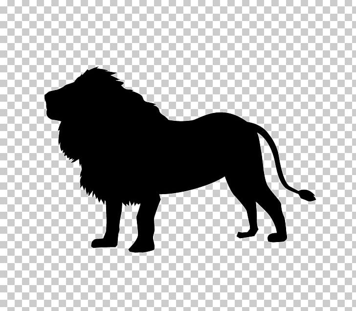 Lion Silhouette PNG, Clipart, Animal, Animals, Big Cats, Black, Black And White Free PNG Download