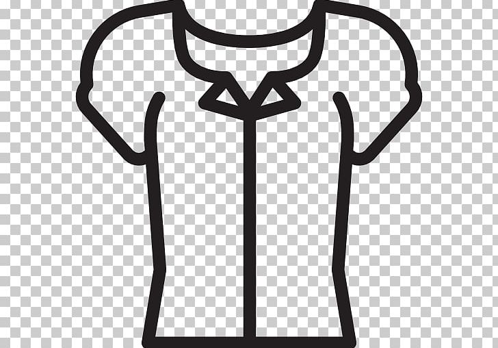 Sleeve T-shirt Blouse Clothing PNG, Clipart, Black, Black And White, Blouse, Clothing, Collar Free PNG Download