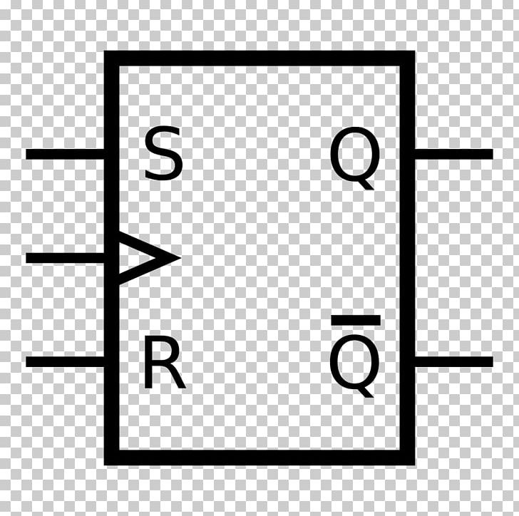 Flip-flop Electronic Circuit Circuito Sequencial Logic Gate Electronics PNG, Clipart, Angle, Black, Black And White, Circle, Circuito Sequencial Free PNG Download