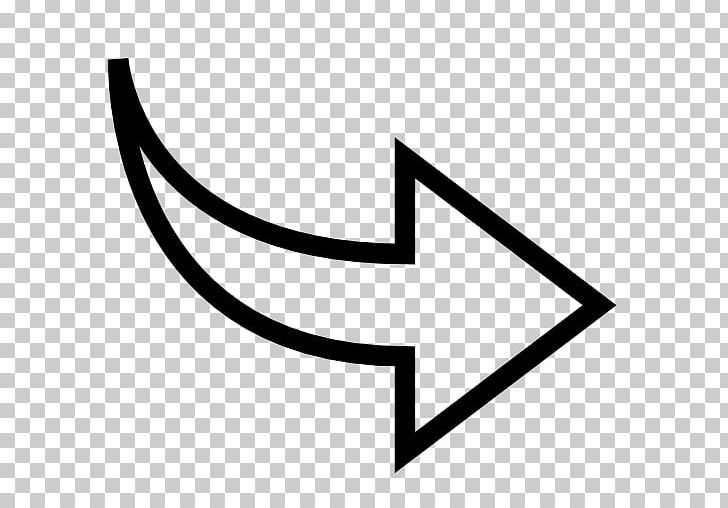 Arrow Computer Icons Curve PNG, Clipart, Angle, Area, Arrow, Black, Black And White Free PNG Download