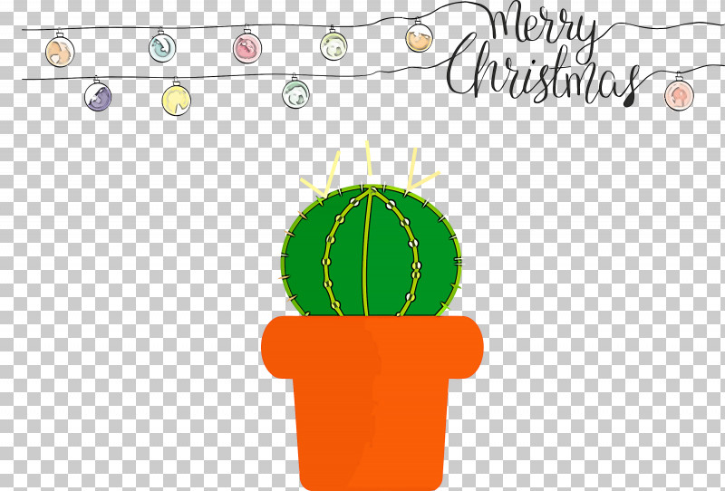 Merry Christmas Christmas Ornaments PNG, Clipart, Cactus, Christmas Ornaments, Line, Logo, Merry Christmas Free PNG Download