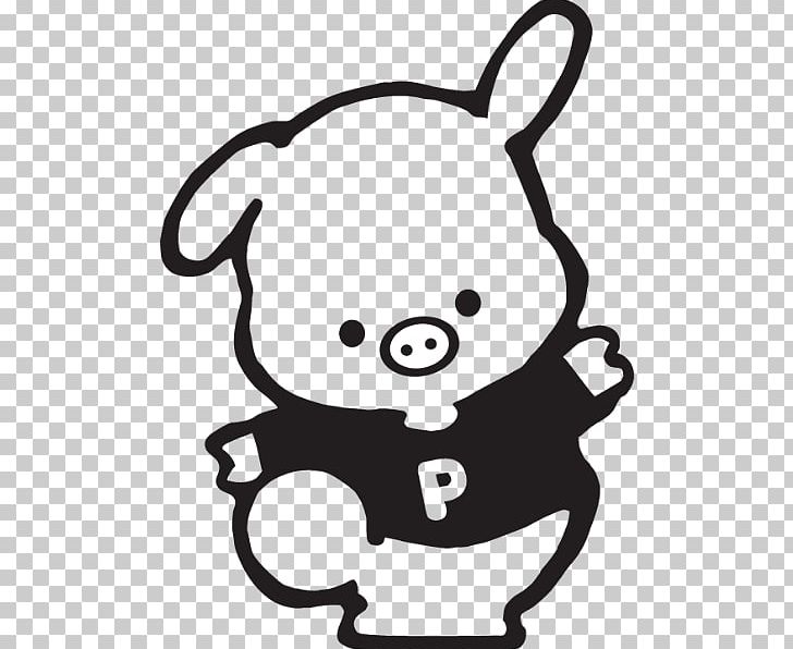 Hello Kitty Domestic Pig My Melody Sanrio PNG, Clipart, Artwork, Black, Black And White, Carnivoran, Clip Art Free PNG Download