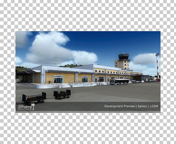 Samos International Airport San Diego International Airport Microsoft Flight Simulator X Pythagoreio PNG, Clipart, Aeroport, Airport, Building, Elevation, Facade Free PNG Download