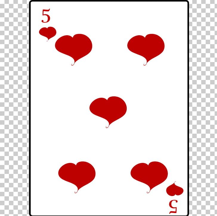 Hearts Playing Card PNG, Clipart, Area, Casino, Cinq De Pique, Clip, Five Free PNG Download