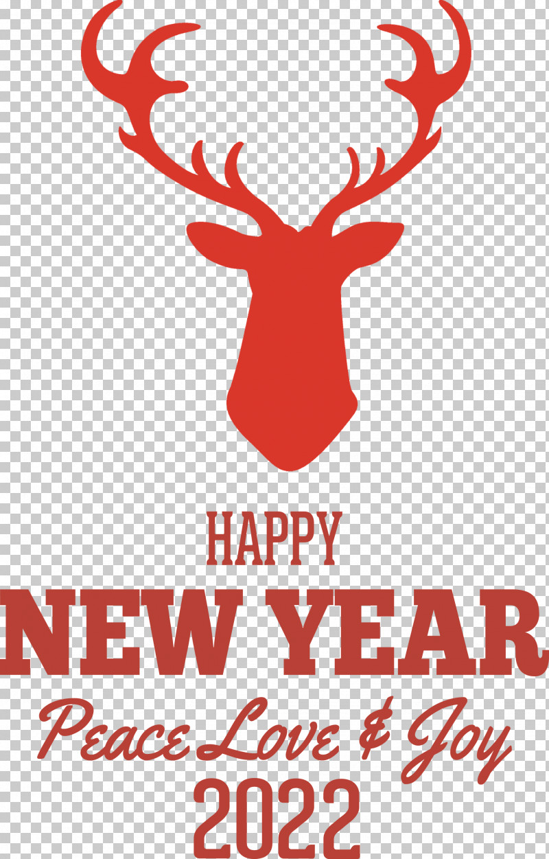 New Year 2022 Happy New Year 2022 PNG, Clipart, Antler, Biology, Geometry, Line, Logo Free PNG Download