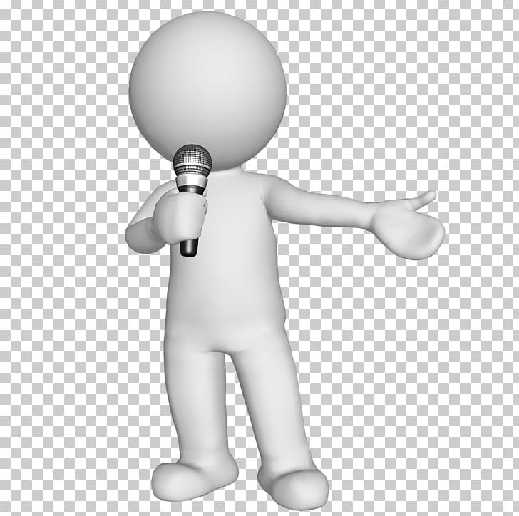 Microphone 3-D Man Character PNG, Clipart, 3 D Man, 3d Man, Arm, Character, Child Free PNG Download