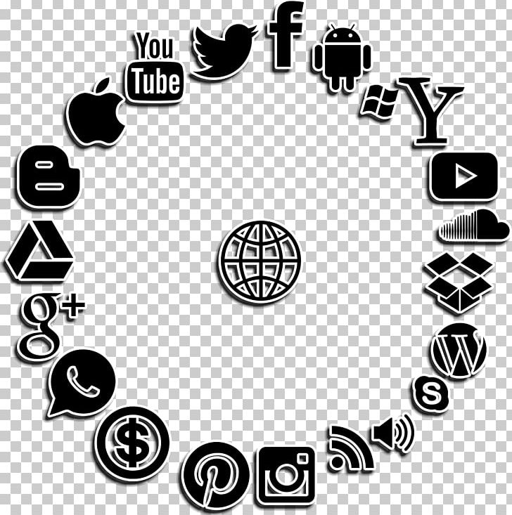 Social Media YouTube Advertising Digital Marketing PNG, Clipart, Advertising, Black And White, Brand, Brand Awareness, Business Free PNG Download