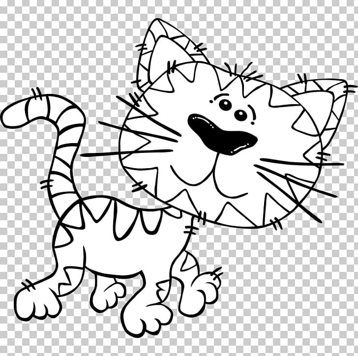 Cat Cartoon PNG, Clipart, Angle, Beak, Black, Black And White, Black Cat Free PNG Download