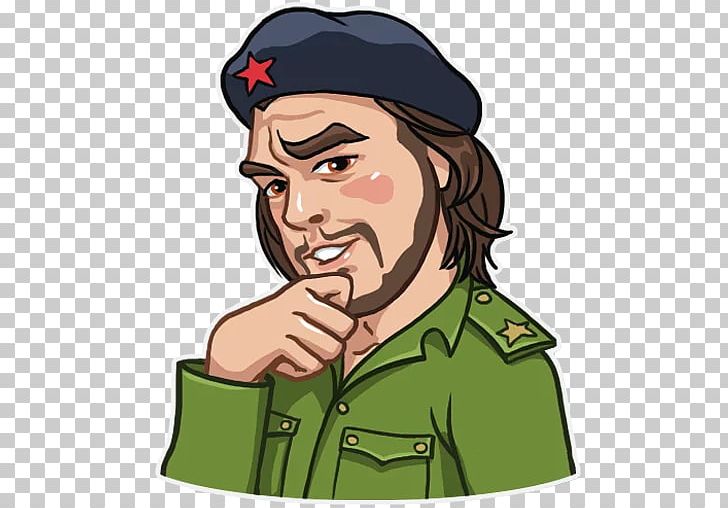 Che Guevara Sticker Telegram PNG, Clipart, Army Officer, Beard, Behavior, Celebrities, Character Free PNG Download