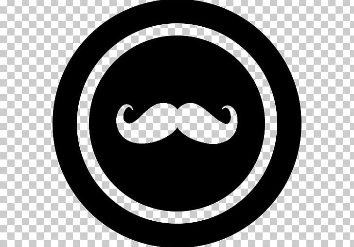 Logo Moustache Computer Icons PNG, Clipart, Area, Beard, Black, Black And White, Circle Free PNG Download