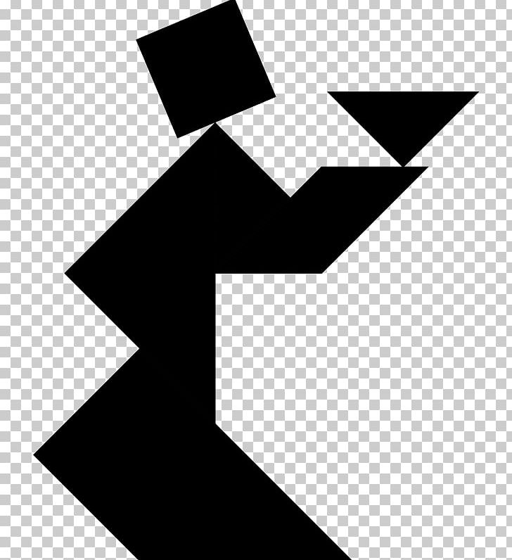 Tangram Free Jigsaw Puzzles PNG, Clipart, Angle, Black, Black And White, Cartoon, Clip Art Free PNG Download