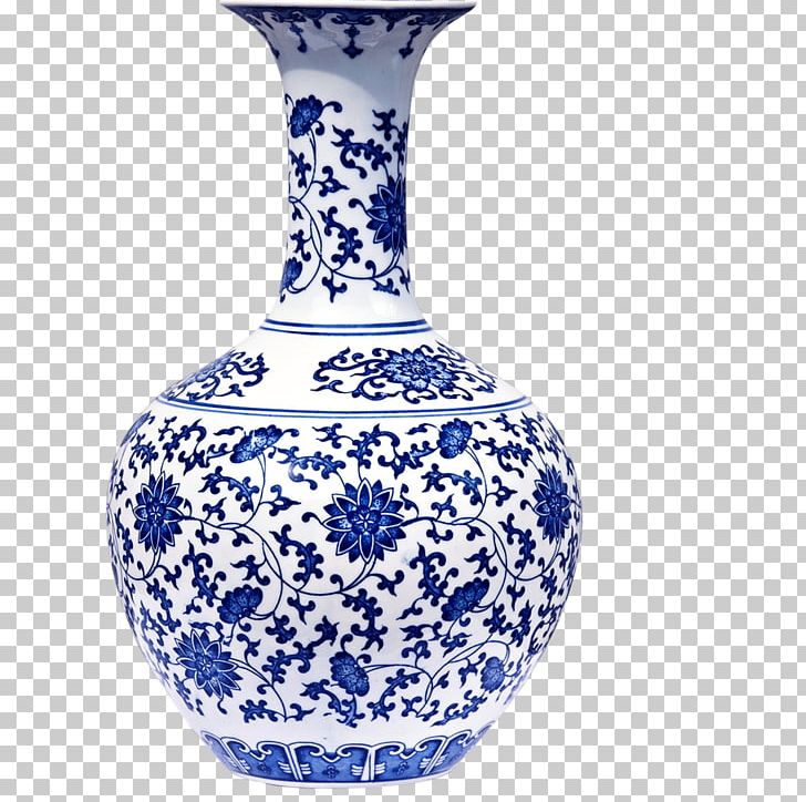 Blue And White Pottery Paper Porcelain Bottle Vase PNG, Clipart, Art, Artifact, Blue, Blue And White, Blue And White Porcelain Free PNG Download