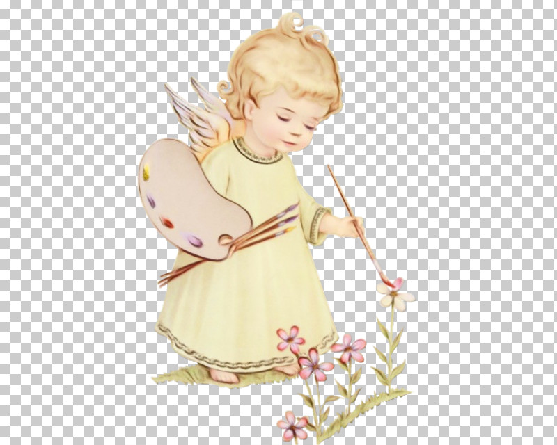 Angel Child Toddler PNG, Clipart, Angel, Child, Paint, Toddler, Watercolor Free PNG Download