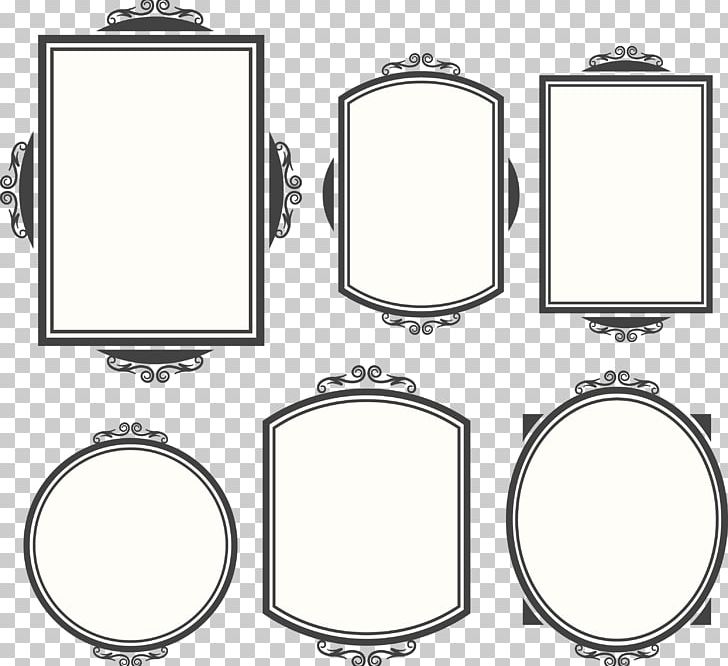 Download 6 Vintage Frame Design Material Png Clipart Angle Border Frame Border Frames Christmas Frame Creative Design