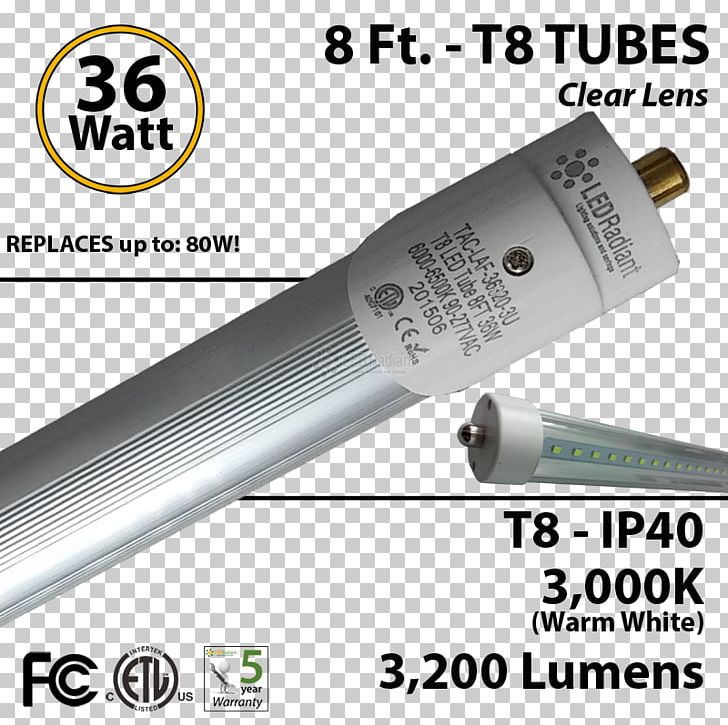 LED Tube Fluorescent Lamp Light-emitting Diode LED Lamp PNG, Clipart, Cylinder, Fluorescent Lamp, Incandescent Light Bulb, Lamp, Led Lamp Free PNG Download