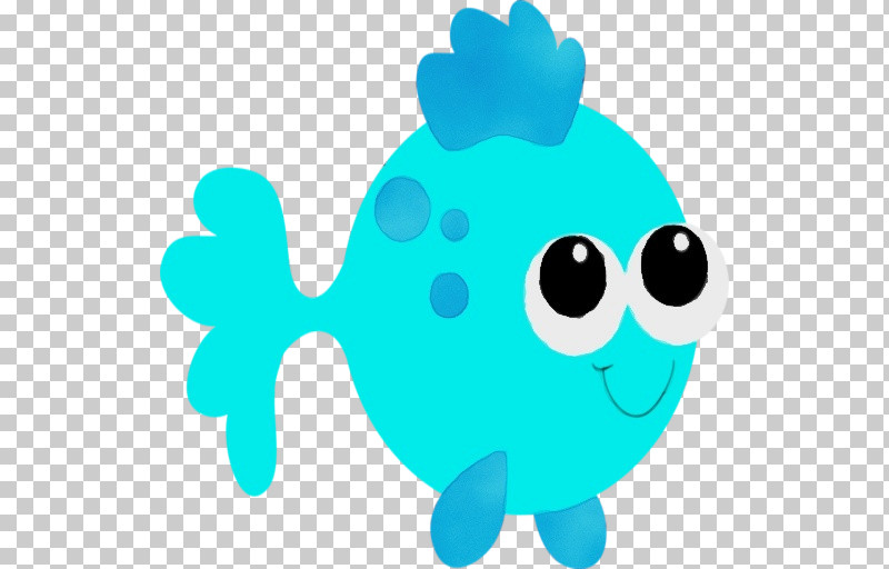 Turquoise Aqua Cartoon Fish PNG, Clipart, Aqua, Cartoon, Fish, Paint, Turquoise Free PNG Download